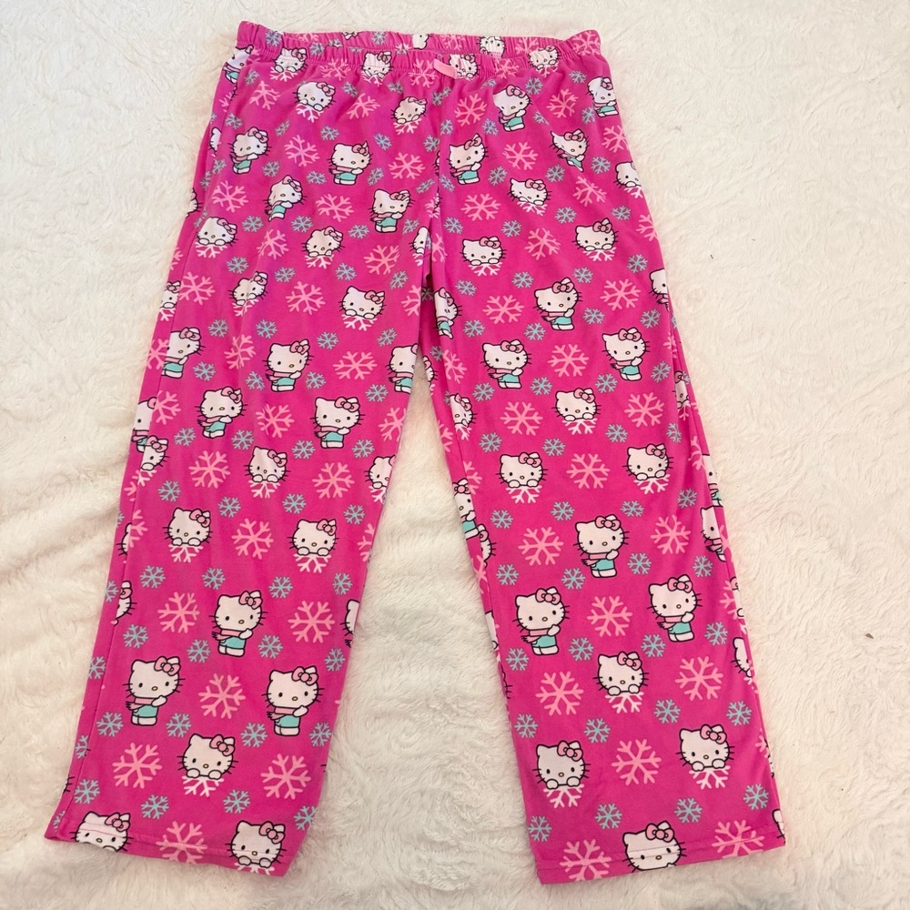 Sanrio Hello Kitty Pink Pajama Bottoms